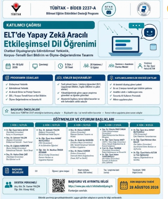 ELT’de Yapay Zekâ Aracılı Etkileşimsel Dil Öğrenimi